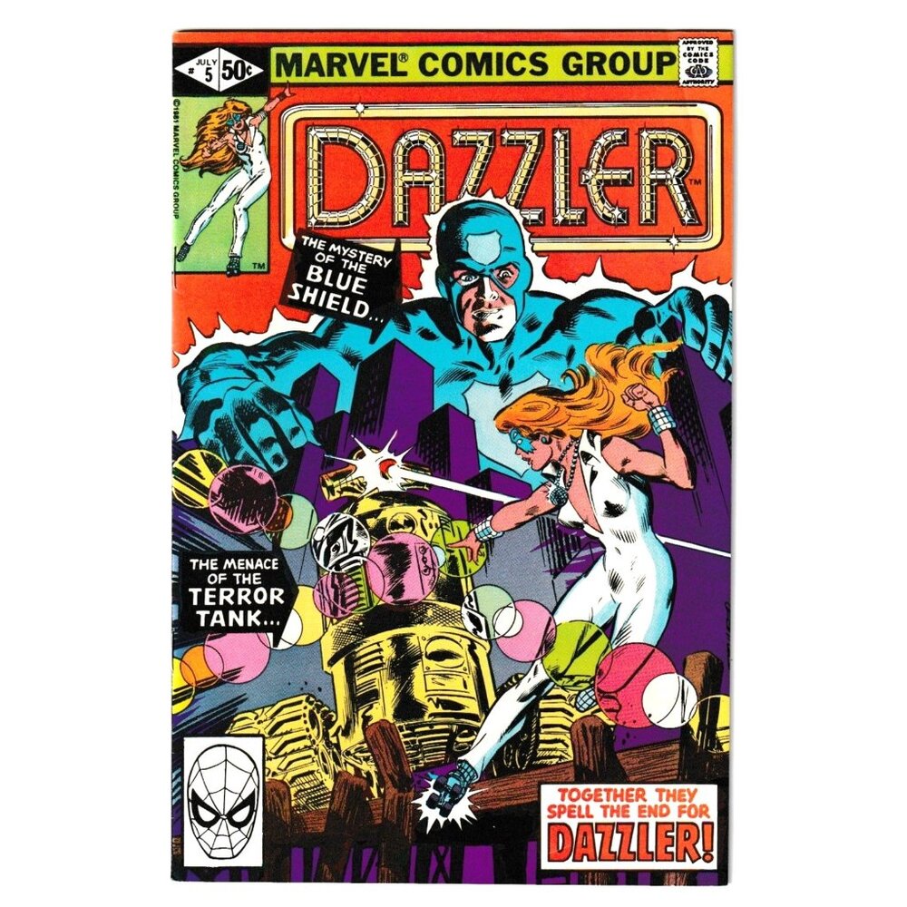 Marvel Comics Group Dazzler July 5 – The Mystery of the Blue Shield Collectible